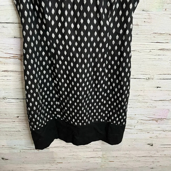 Ivanka  trump black ivory dress sleeveless size 8 - Picture 7 of 8